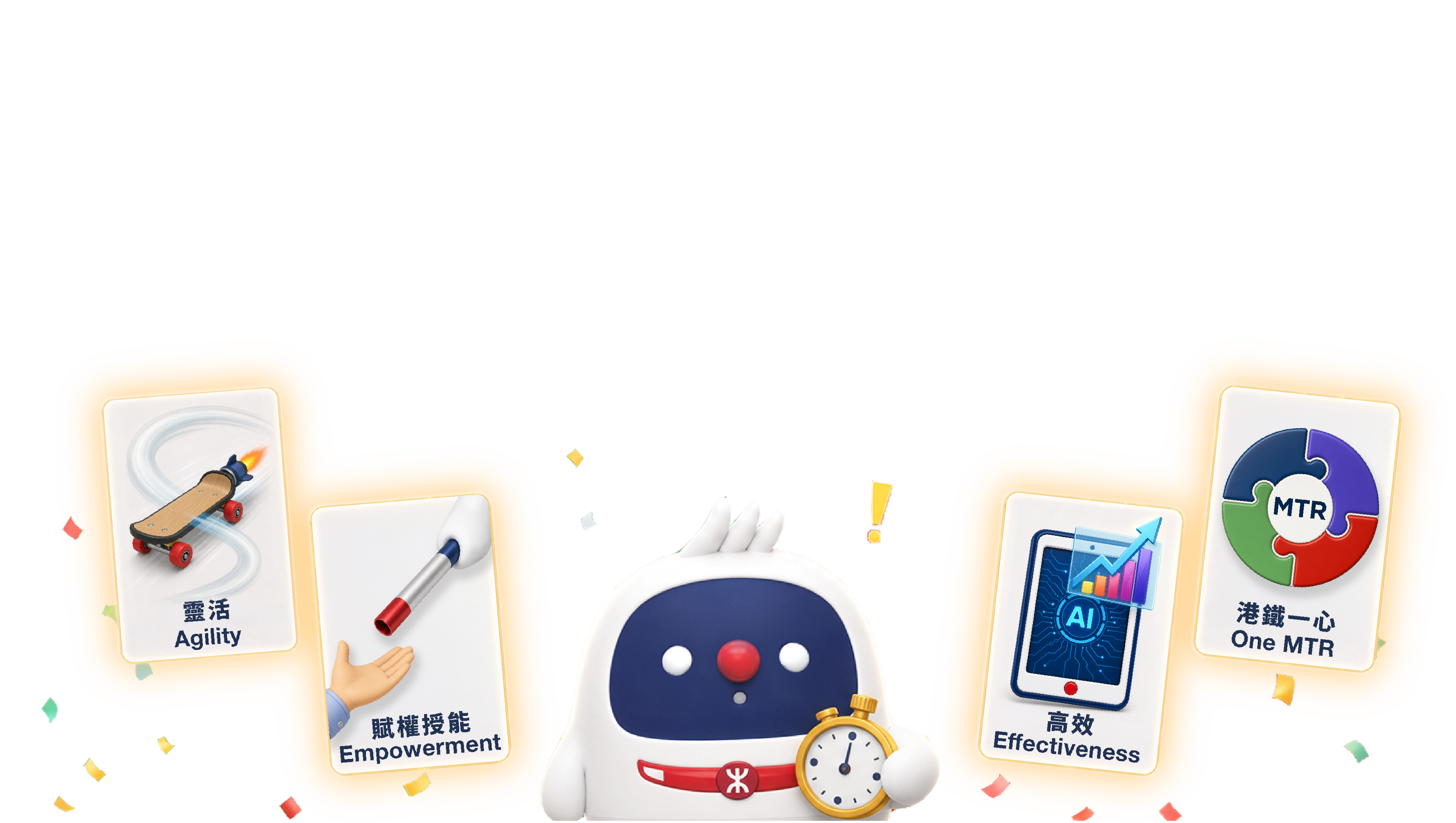 港鐵吉祥物與計時器