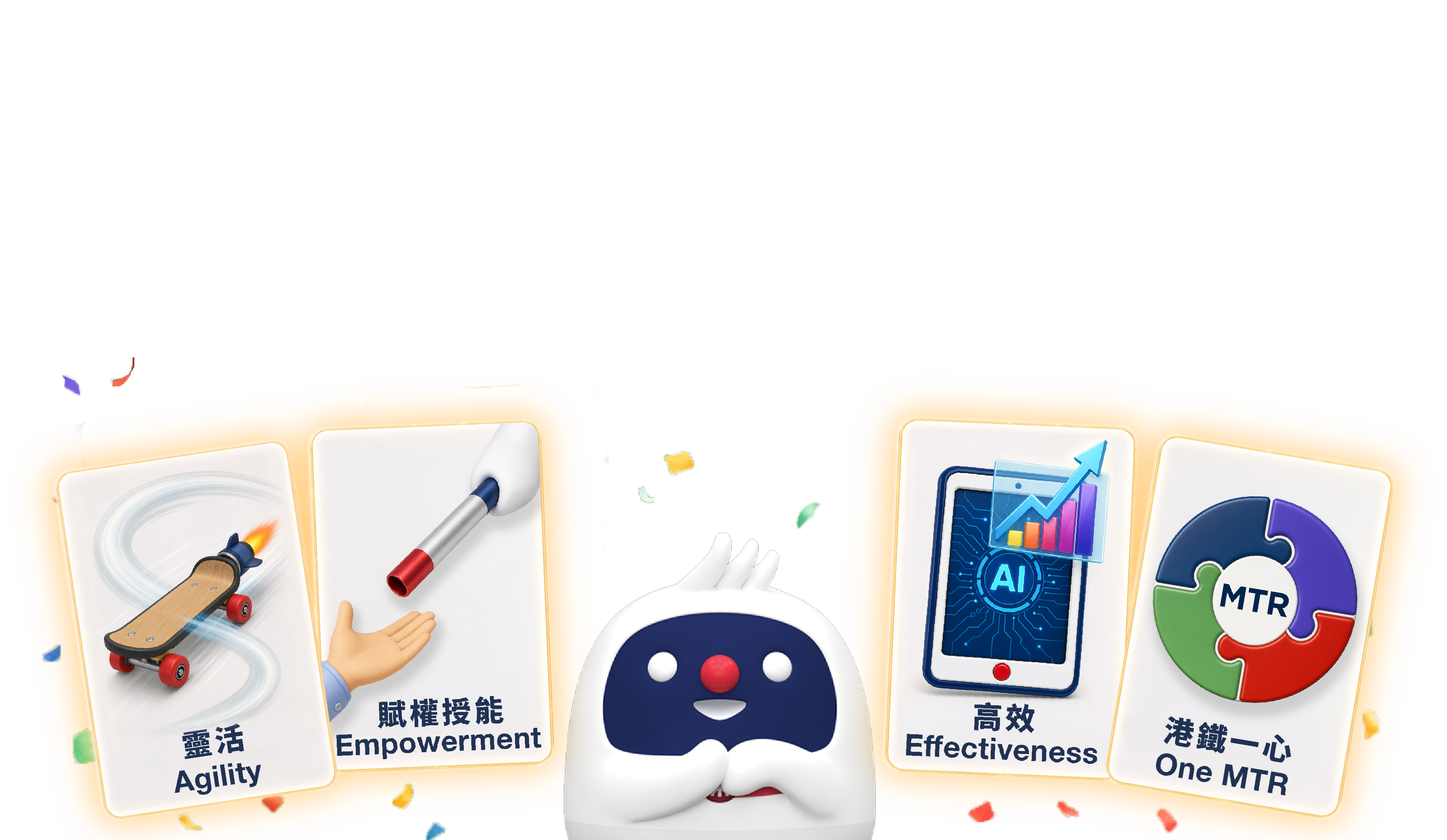 四大價值及港鐵吉祥物